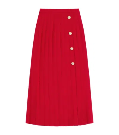 Valentino Georgette Midi Skirt Woman Paris 42