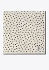 Valentino Garavani Silk Polka Dot Scarf Women In White