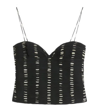VALENTINO SILK POLKA-DOT TOP