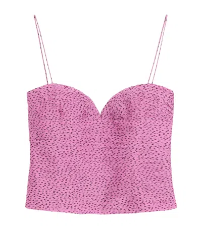 Valentino Silk Polka-dot Top