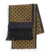 Valentino Garavani Chamber Scarf In Silk With Fringes