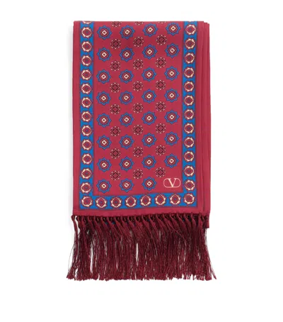 VALENTINO SILK PRINTED SCARF