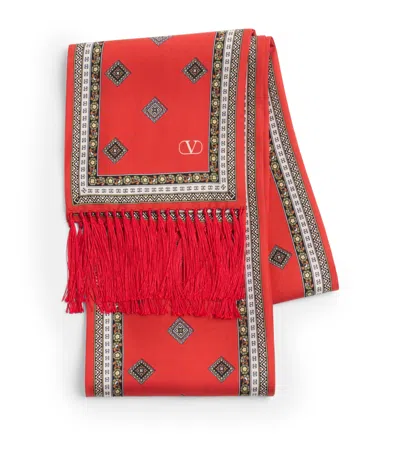 VALENTINO SILK PRINTED SCARF