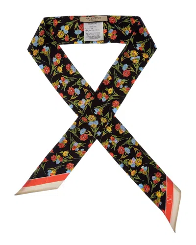 Valentino Silk Scarf In Multi