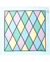 Valentino Geometric Pattern Lightweight Rectangular Scarf In Multi