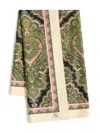 Valentino Square Silk Scarf In Neutrals