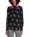 Valentino Silk Shirt In Black