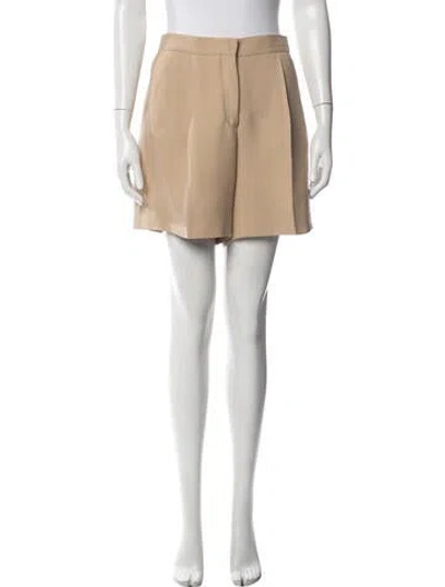 Pre-owned Valentino Silk Shorts In Neutrals
