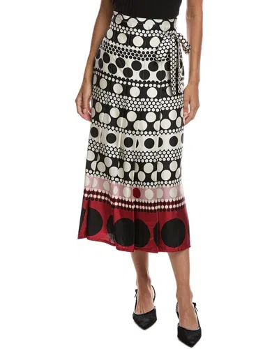 Valentino Silk Skirt In Multi