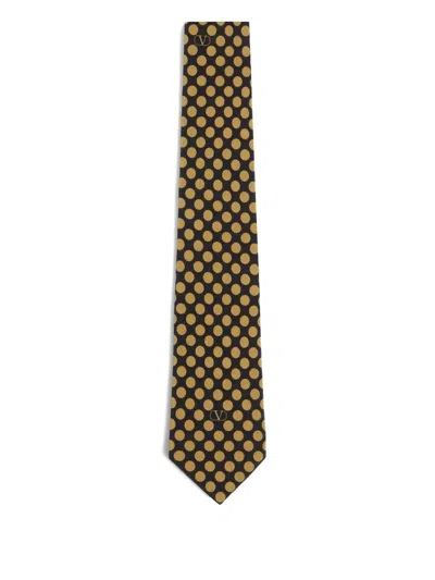 Valentino Garavani 7cm Polka-dot Silk Tie In Multi