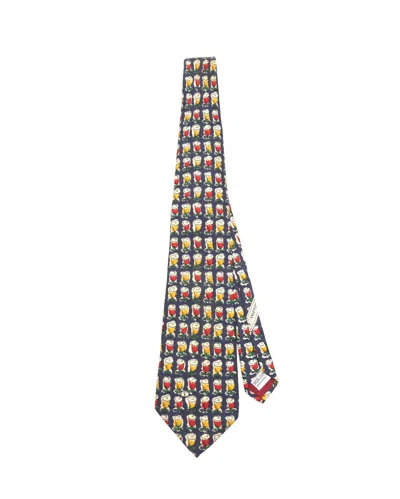 Valentino Garavani Valentino Silk Tie In Multi