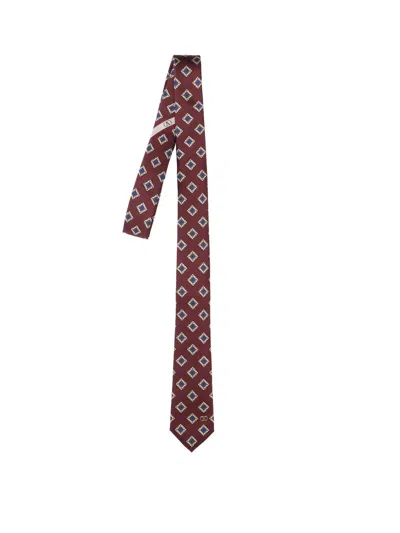 Valentino Garavani Silk Tie In Black
