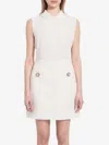 Valentino Sleeveless Silk Top Without In Ivory