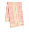 Valentino Toute La V Silk Scarf