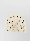 Valentino Silk Headband With Braided Bow Detail