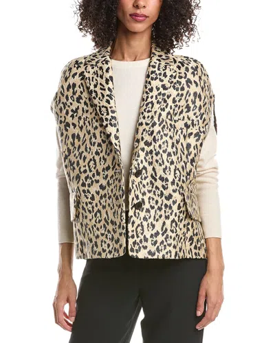 VALENTINO VALENTINO SILK-BLEND PRINTED GILET