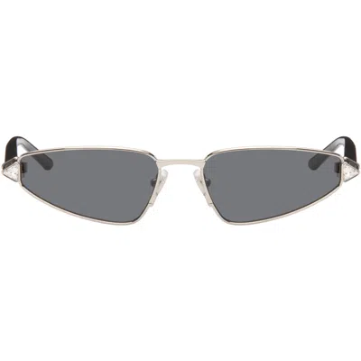Valentino Silver Cat Eye Sunglasses