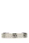Valentino Garavani Men Silver Metal Vlogo Bracelet