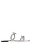 Valentino Chain 1967 Crystal Embellished Sandals In S13
