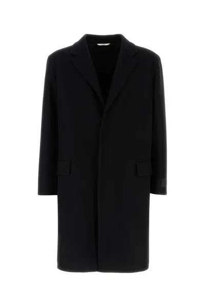 VALENTINO SINGLE-BREAASTED LONG-SLEEVED COAT