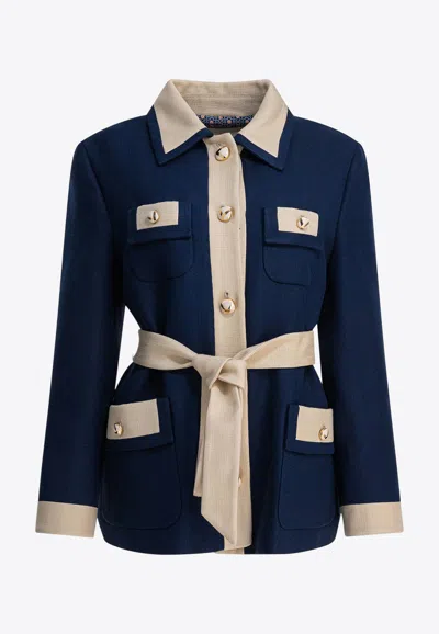 VALENTINO SINGLE-BREASTED BUTTONED BLAZER