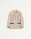 Valentino Veste Droite En Coton Avec Motif À Carreaux Et Imprimé Sur Les Bordures Homme Jaune/noir/r