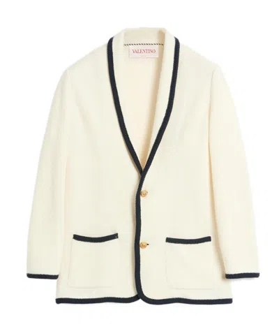 VALENTINO VALENTINO SINGLE-BREASTED STRAIGTH HEM CARDIGAN