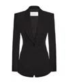 Valentino Single-breasted Wool Suit Jumpsuit In Black