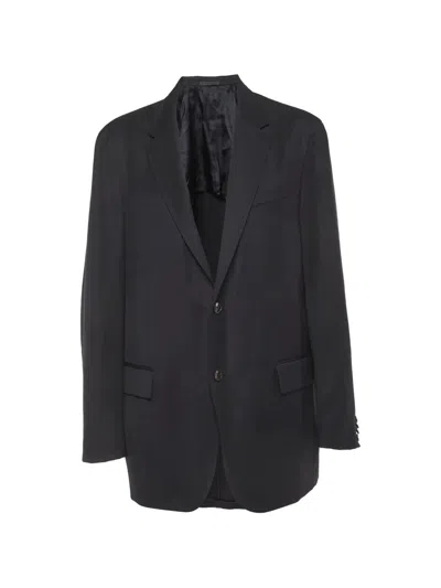 Pre-owned Valentino Single-breasted Blazer In Blue