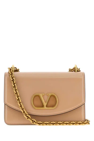 Valentino Garavani Skin Pink Leather Small Vain Shoulder Bag