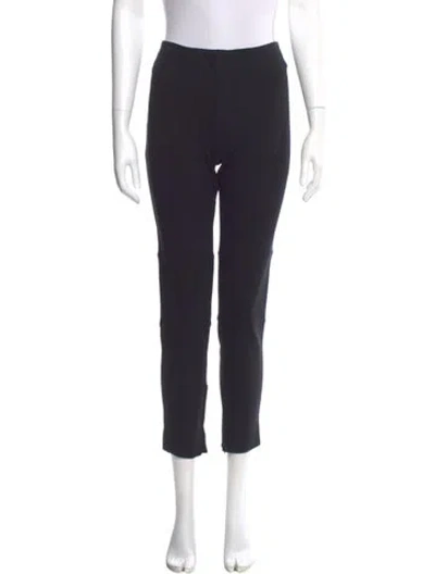 Pre-owned Valentino Skinny Leg Pants In Black