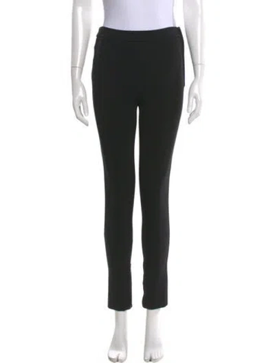 Pre-owned Valentino Skinny Leg Pants In Black