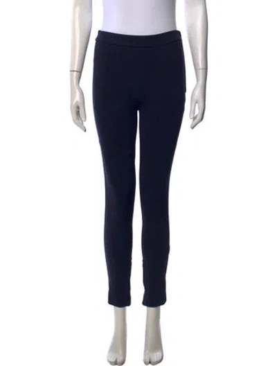 Pre-owned Valentino Skinny Leg Pants In Black