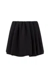 Valentino Mini Skirt In Black