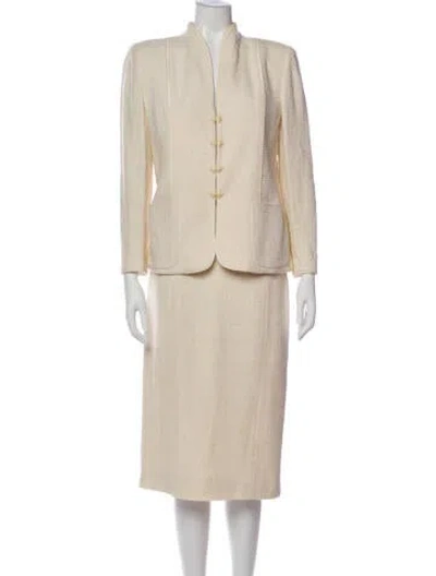 Pre-owned Valentino Skirt Set In Neutral