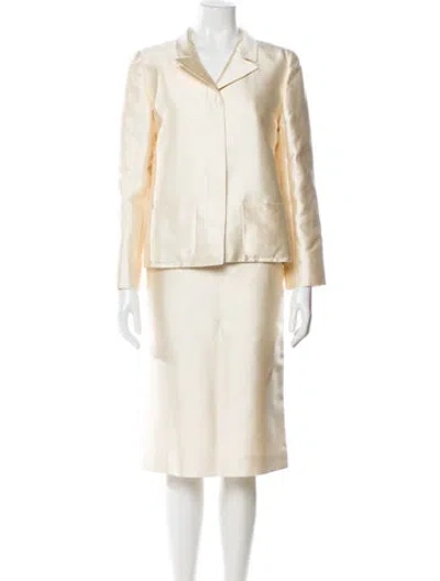 Pre-owned Valentino Skirt Set In Neutral
