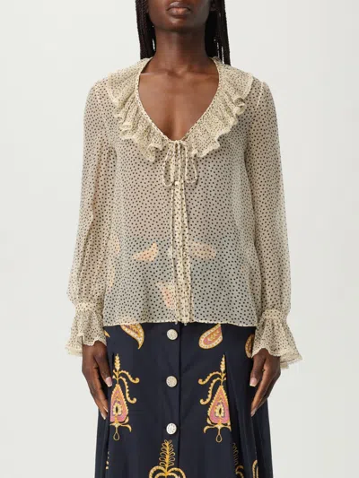 VALENTINO SHIRT VALENTINO WOMAN COLOR BEIGE,G96236022