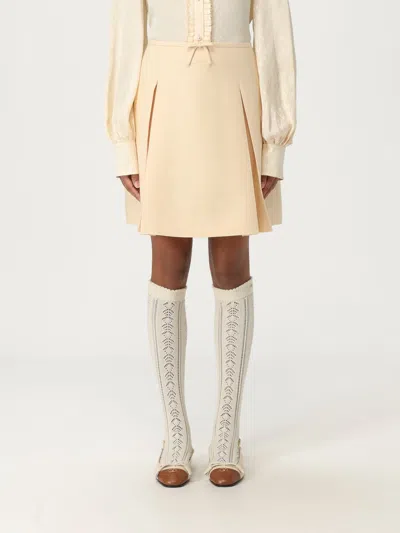 Valentino Skirt  Woman Color Beige