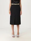 Valentino Skirt  Woman Color Black In Black
