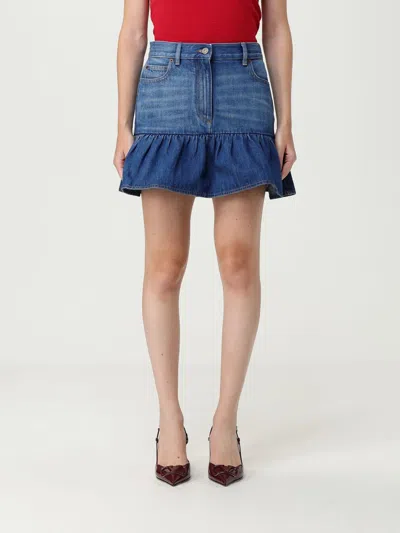 Valentino Skirt  Woman Color Blue