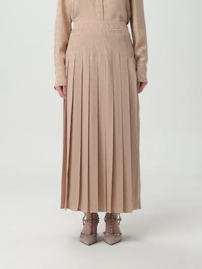Valentino Skirt  Woman Color Dust In 灰褐色