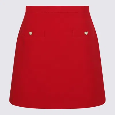 Valentino Skirts Paris In Red