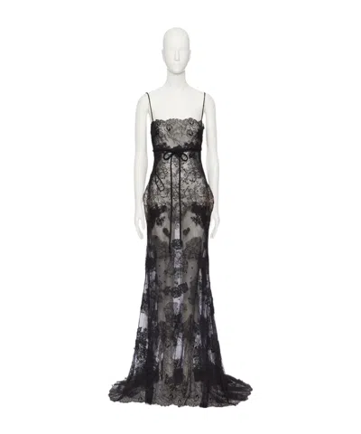 Valentino Sleeveless Dress In Black