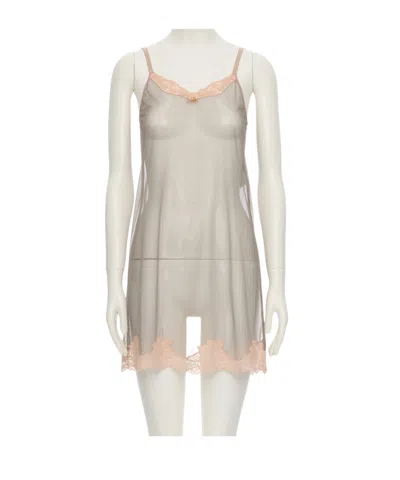 Valentino Sleeveless Dress In Gray