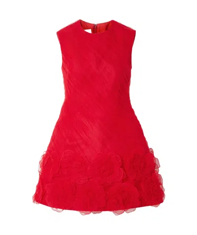Valentino Sleeveless Dress In Red