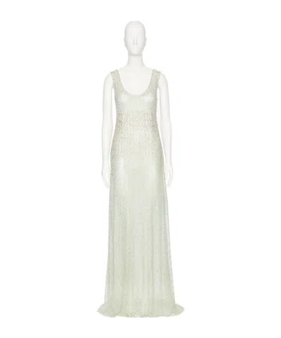 Valentino Sleeveless Dress In White