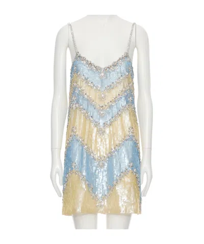 Valentino Sleeveless Dress In Blue