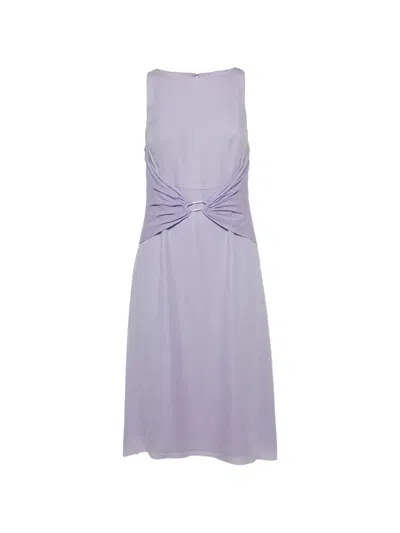 Pre-owned Valentino Sleeveless Midi Dress In Purple