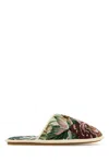 Valentino Printed Fabric Ta Chambre Slippers