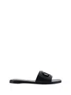 Valentino Vlogo Cutout Leather Sandal